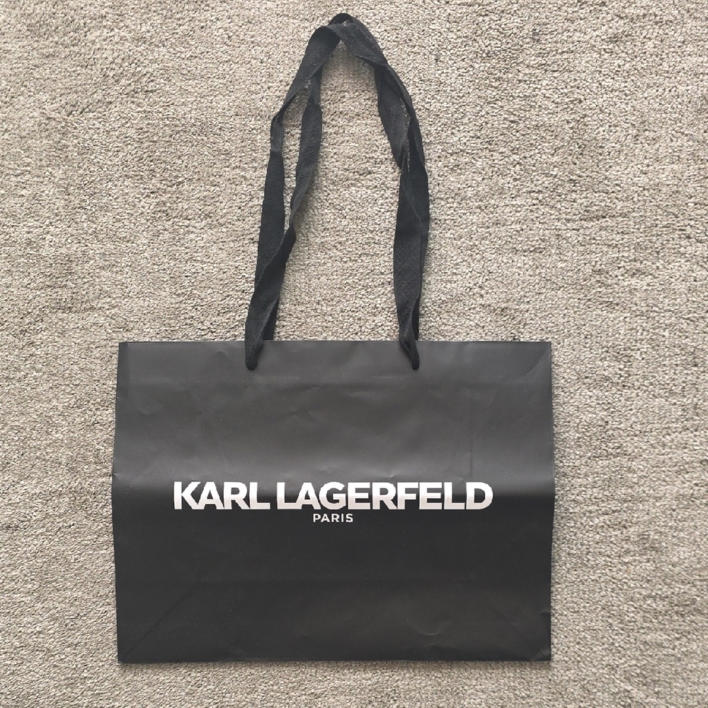 Karl Lagerfeld Black Paper Bag